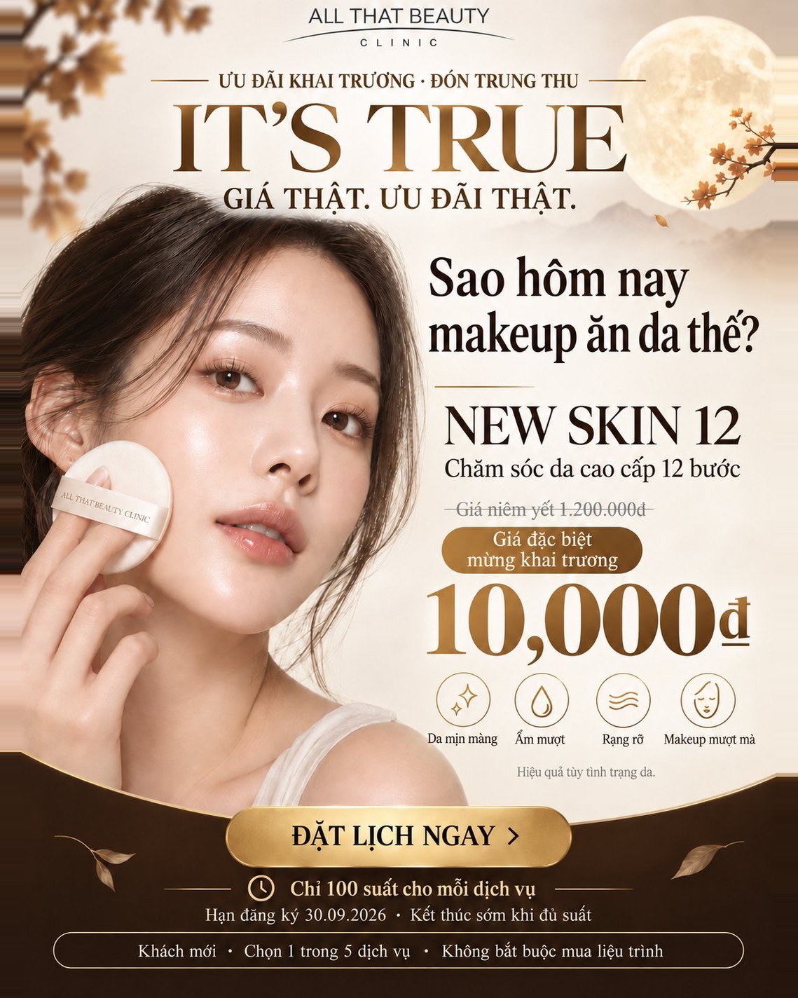 NEW SKIN 12 — Chăm sóc da cao cấp 12 bước — 10.000₫